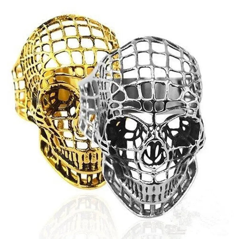 Retro Gothic Skull Ring Suitable for Men