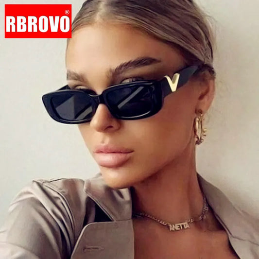 RBROVO Square Sunglasses Women 2023 Brand Luxury Eyewear