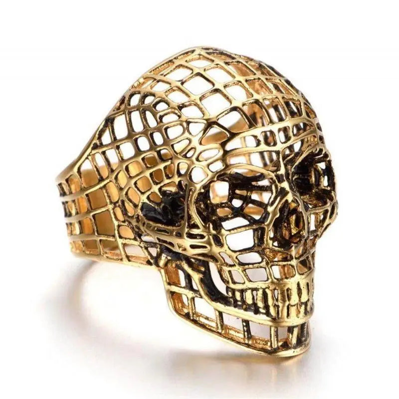 Retro Gothic Skull Ring Suitable for Men